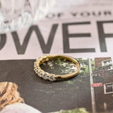 0.3 TCW Round Cut Moissanite Bridal Wedding Band With Pave Accents 7