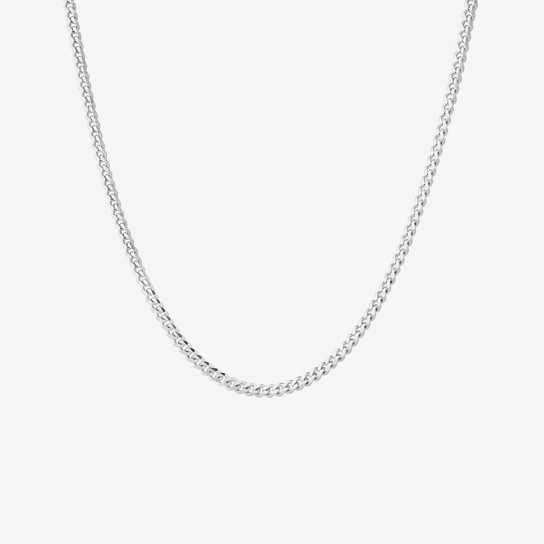 Round Cut Cubic Zirconia in 925 Sterling Silver Necklace 1