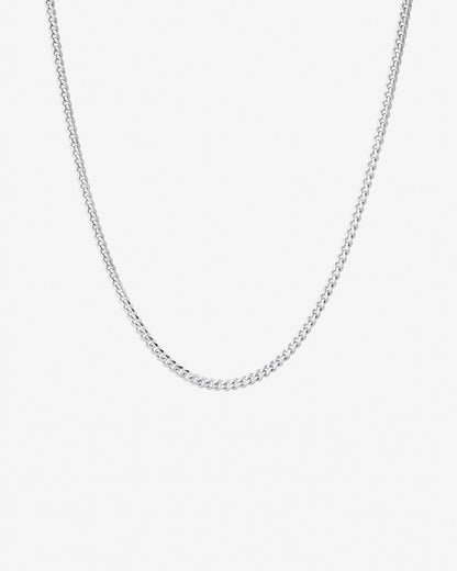 Round Cut Cubic Zirconia in 925 Sterling Silver Necklace 1