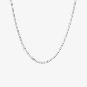 Round Cut Cubic Zirconia in 925 Sterling Silver Necklace