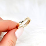 Stunning Chevron Metal Wedding Bands 10