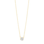 0.30 CT Marquise & Round Moissanite Diamond Cluster Pendant Necklace in Solid Gold 2