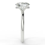 Stunning 2.11 CT Oval Moissanite Engagement Ring with Hidden Halo Design 7