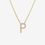 Round Cut Cubic Zirconia in 925 Sterling Silver Necklace 1