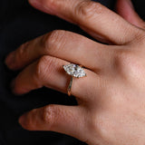 Stunning 2.0 CT Marquise Cut Moissanite Engagement Ring with Solitaire Design 8