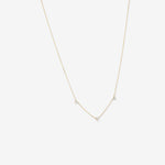 Round Cut Cubic Zirconia in 925 Sterling Silver Necklace 4