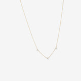 Round Cut Cubic Zirconia in 925 Sterling Silver Necklace 4