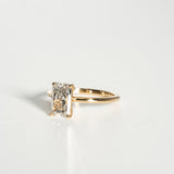 Stunning 1.70 CT Radiant Moissanite Engagement Ring with Solitaire Design 4