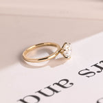 Stunning 0.5 - 1.5 CT Round Moissanite Engagement Ring With Solitaire Design 5