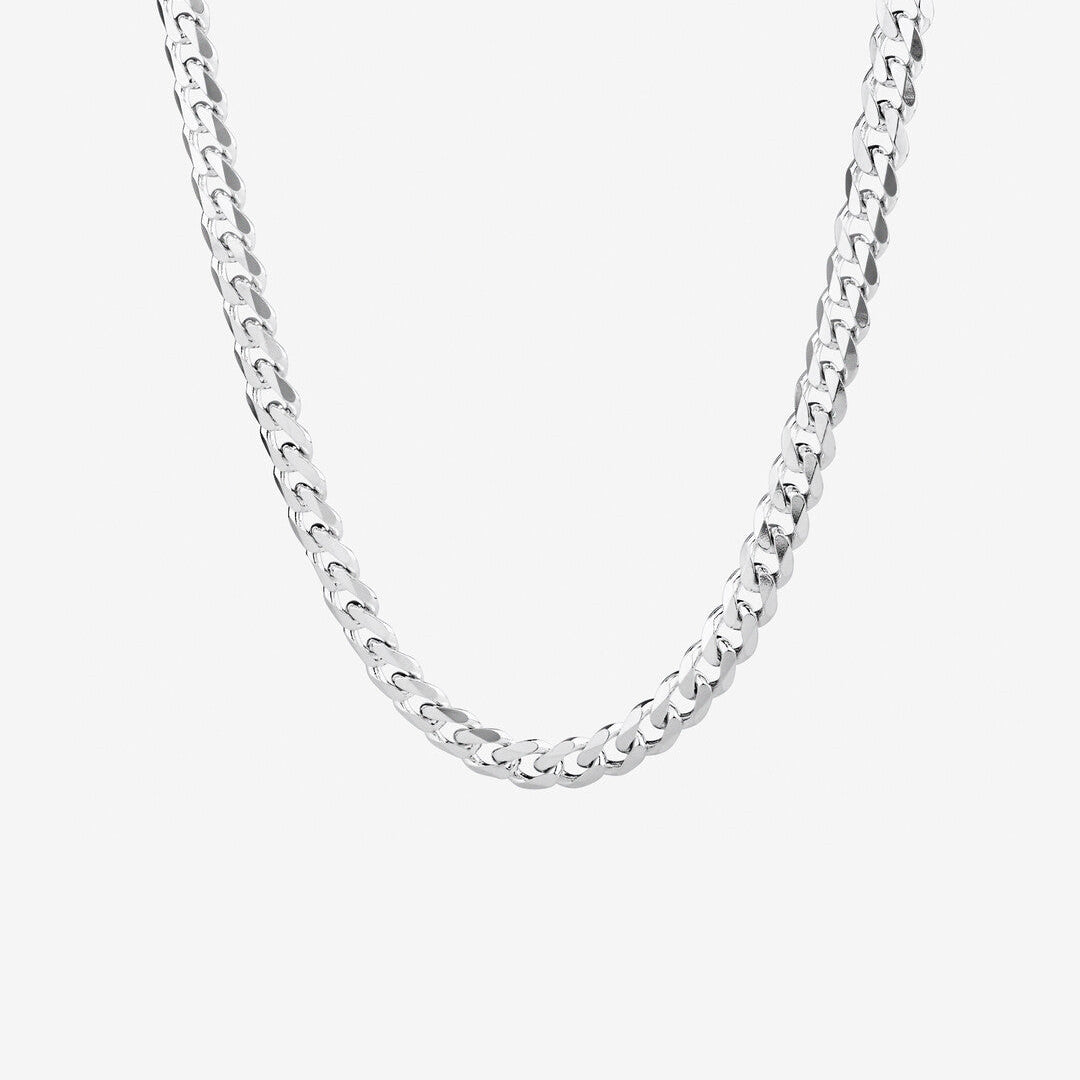 Round Cut Cubic Zirconia in 925 Sterling Silver Necklace 1
