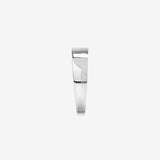 0.08 CT Cushion Moissanite Two Stone Men's Wedding Band in Solid Gold 4