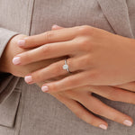Stunning 0.70 CT Oval Moissanite Engagement Ring Solitaire Design 4