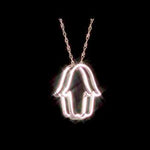 Round Cut Cubic Zirconia in 925 Sterling Silver Necklace 7