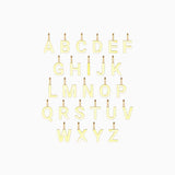 Customize Letter 'S' Necklace in Solid Gold 3