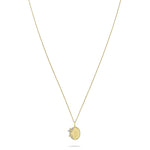 0.20 CT Round & Marquise Moissanite Diamond Secret Garden Medallion Pendant Necklace in Solid Gold 3