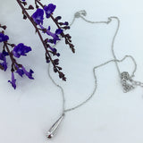 Round Cut Cubic Zirconia in 925 Sterling Silver Necklace 3