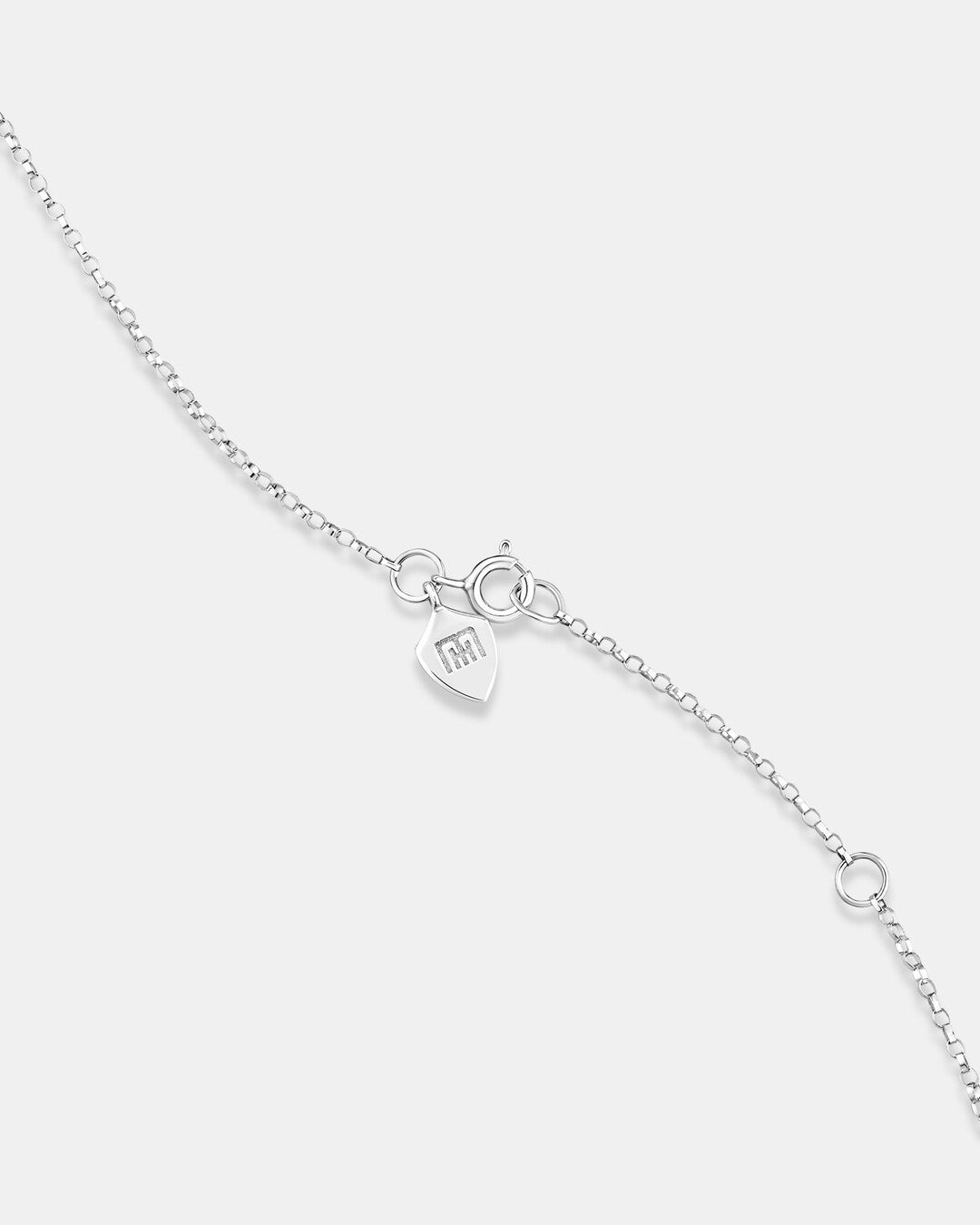 Round Cut Cubic Zirconia in 925 Sterling Silver Necklace 4