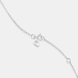 Round Cut Cubic Zirconia in 925 Sterling Silver Necklace 4