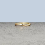 Stunning Gentle Wave Metal Wedding Bands 6