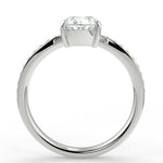 Stunning 1.35 CT Pear Moissanite Engagement Ring with Tiara Design 6