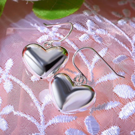 Round Cut Cubic Zirconia in 925 Sterling Silver Earrings 2