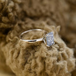 Stunning 4.0 CT Radiant Moissanite Engagement Ring with Solitaire Design 4