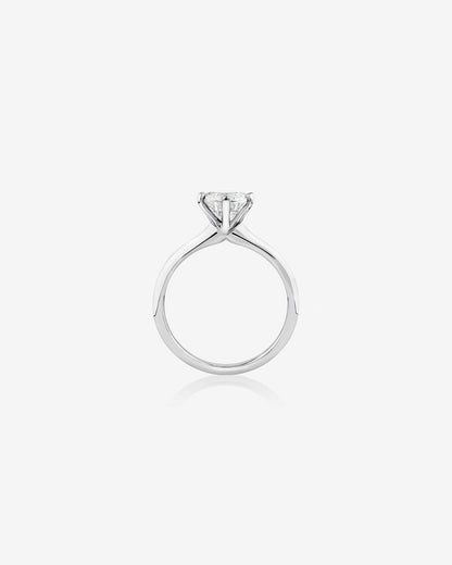 Stunning 1.5 CT Round Moissanite with Solitaire Design Engagement Ring 2