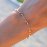 1.75 TCW Round Citrine Lab Made Diamond- November Birthstone Bracelet 3