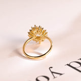 Stunning 1.0 - 2.0 CT Oval Moissanite Engagement Ring with Halo Design 3