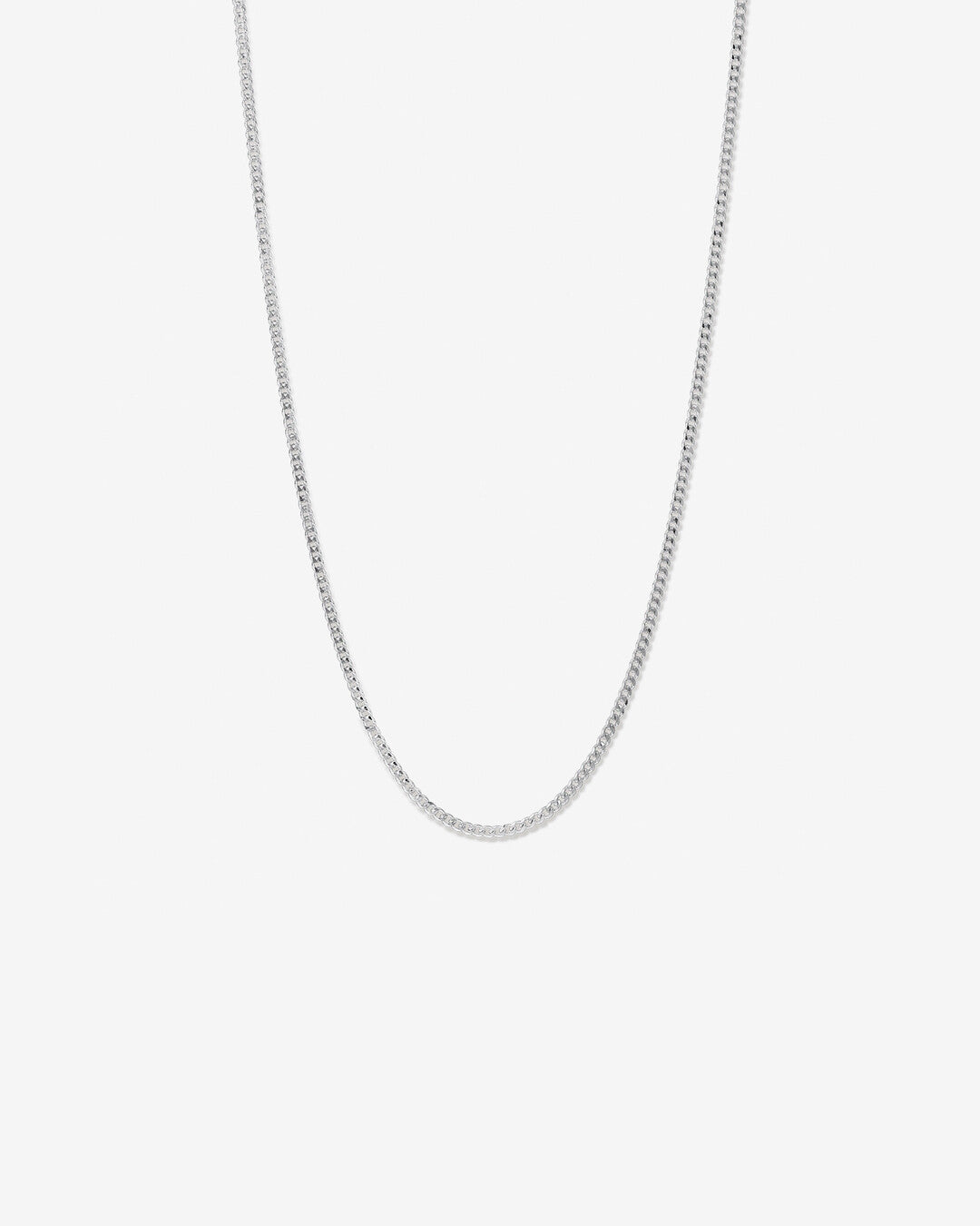 Round Cut Cubic Zirconia in 925 Sterling Silver Necklace 1