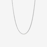 Round Cut Cubic Zirconia in 925 Sterling Silver Necklace 1