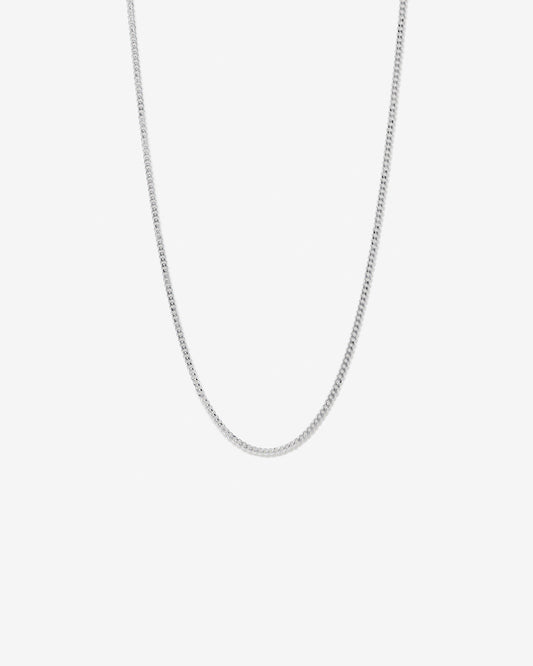 Round Cut Cubic Zirconia in 925 Sterling Silver Necklace 1