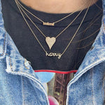 Round Cut Cubic Zirconia in 925 Sterling Silver Necklace 9