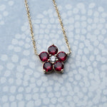 0.08 CT Round Ruby Lab Made Diamond- July Birthstone Necklace 8