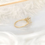 Stunning 2.5 CT Oval Moissanite Engagement Ring with Three Stone Design 2