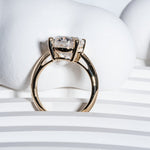 Classic 5.0 CT Oval Moissanite Engagement Ring with Solitaire Design 4