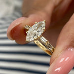 Stunning 2.0 CT Round Moissanite Engagement Ring with Dainty Pave Design 5