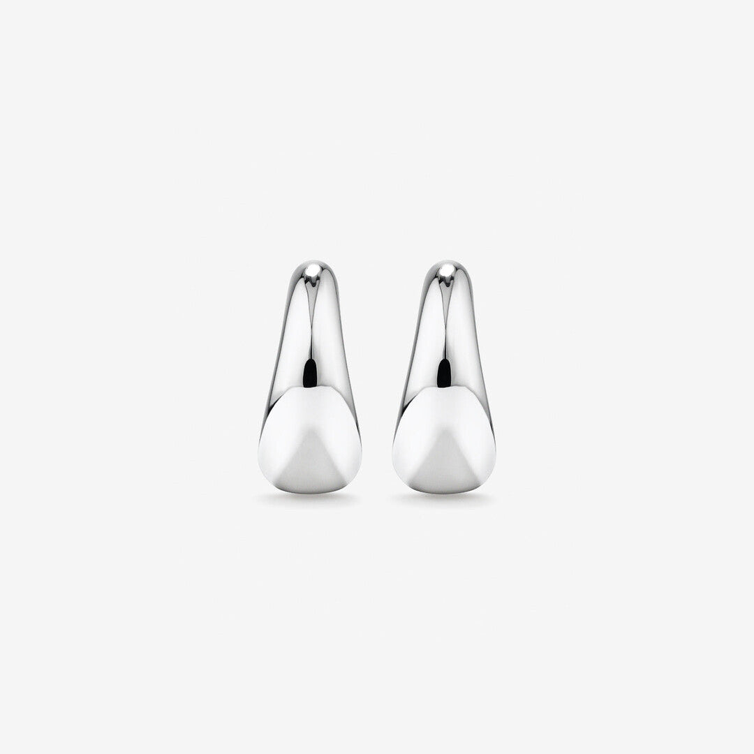 Round Cut Cubic Zirconia in 925 Sterling Silver Earrings 2