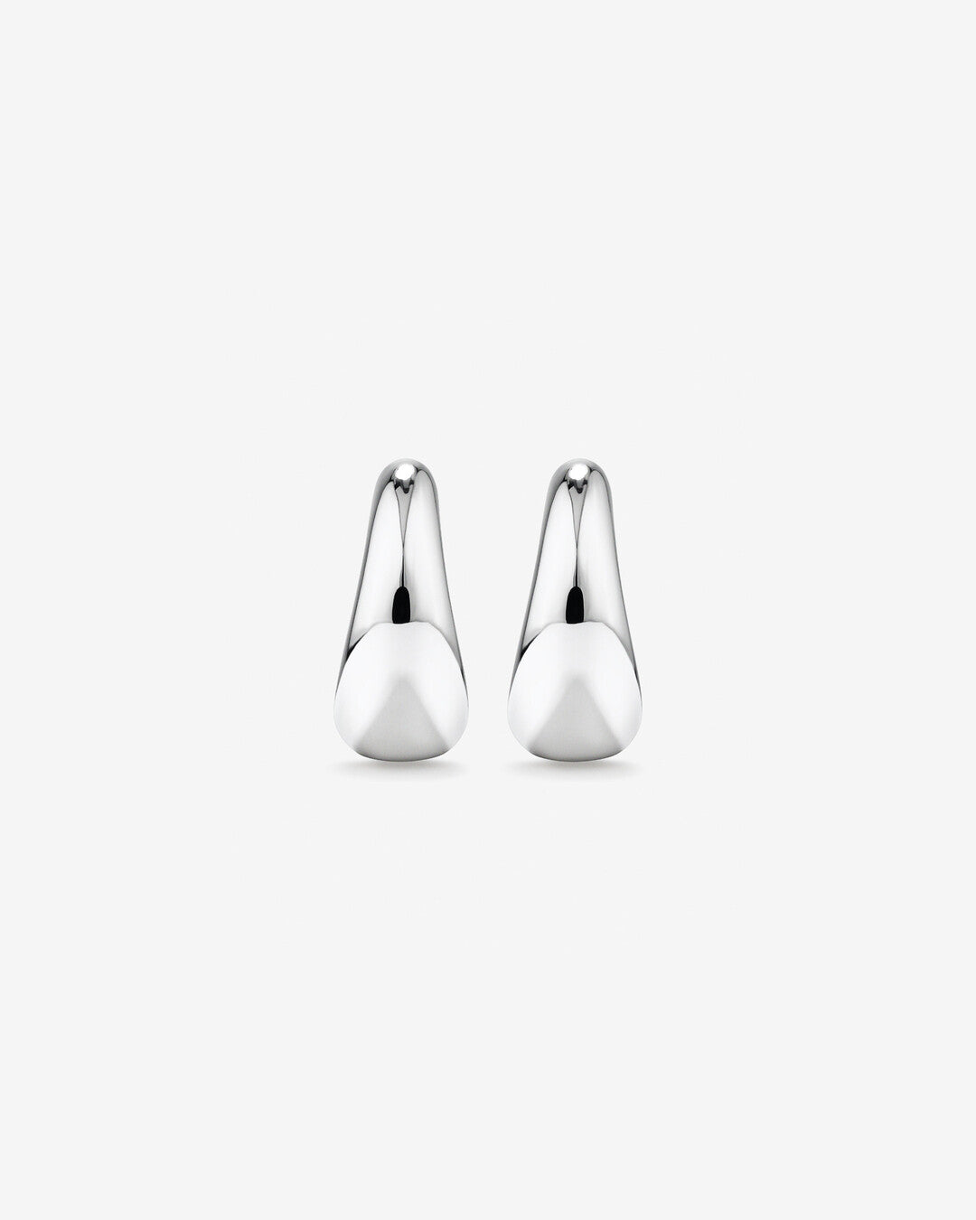 Round Cut Cubic Zirconia in 925 Sterling Silver Earrings 2