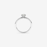 Stunning 0.3 CT Oval Moissanite Engagement Ring In Halo Design 2