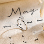 Stunning 2.0 CT Pear Moissanite Engagement Ring with Solitaire Design 4