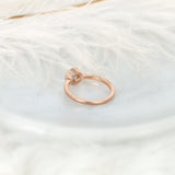 Stunning 0.75 CT Round Moissanite Engagement Ring With Bezel Design 3