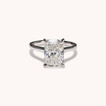 Stunning 4.03 CT Radiant Moissanite Engagement Ring with Solitaire Design 1