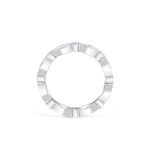 Stunning 0.2 TCW Round Moissanite Stones Vintage Wedding Bands 3