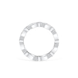 Stunning 0.2 TCW Round Moissanite Stones Vintage Wedding Bands 3