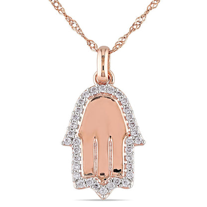 Round Cut Cubic Zirconia in 925 Sterling Silver Necklace 12