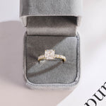 Stunning 1.0 - 2.0 CT Asscher Moissanite Engagement Ring With Pave Design 9