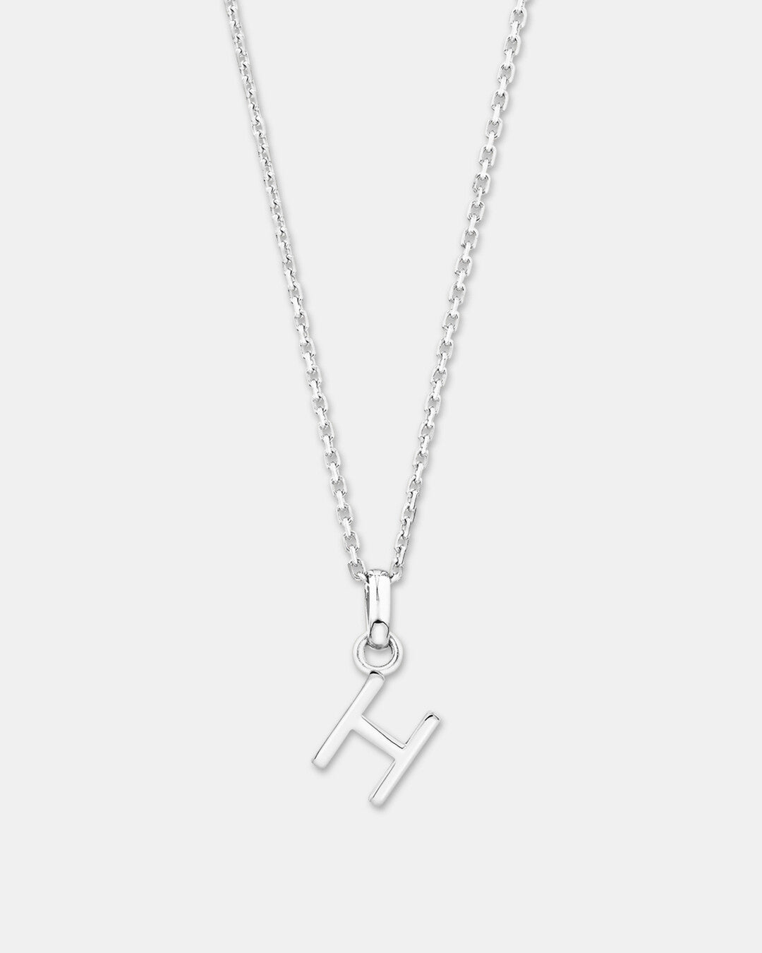 Round Cut Cubic Zirconia in 925 Sterling Silver Necklace 1