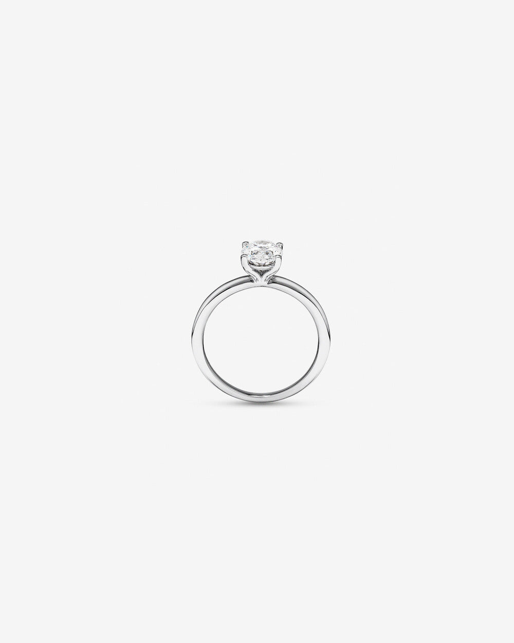 Stunning 1.25 CT Oval Moissanite Engagement with Ring Solitaire Design 2
