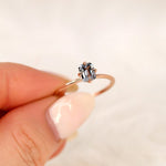 Stunning 0.75 CT Emerald Moissanite Engagement Ring With Solitaire Design 8